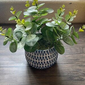 Faux Greenery Arrangement in pot